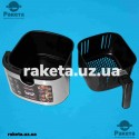 Аерофритюрниця (мультипіч) Rotex ROM760-XL Up&DownFry 2000 Вт, 8 програм, об`єм чаші 7,5 л, об`єм кошика 6,5 л, верхній та нижній нагрів, 3D нагрів, LED дисплей, актовимикання, автоменю, таймер