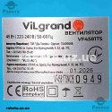 Вентилятор підлоговий колонний Vilgrand VF4581TS, 45 Вт, висота 78 см, 3 шв, режим: нормальний, природний, сон, сенсорне управління, таймер 7,5 годин Вентилятор підлоговий колонний Vilgrand VF4581TS, 45 Вт, висота 78 см, 3 шв, режим: нормальний, природний, сон, сенсорне управління, таймер 7,5 годин
