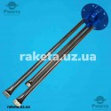 Фланець для бойлера Tesy, Bosch, Hi-Therm під сухий тен, d=125 мм, L=400/410/410 мм, 6-ти болтовий, нержавійка, синій Фланець для бойлера Tesy, Bosch, Hi-Therm під сухий тен, d=125 мм, L=400/410/410 мм, 6-ти болтовий, нержавійка, синій