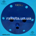 Фланець для бойлера Tesy, Bosch, Hi-Therm під сухий тен, d=125 мм, L=400/410/410 мм, 6-ти болтовий, нержавійка, синій Фланець для бойлера Tesy, Bosch, Hi-Therm під сухий тен, d=125 мм, L=400/410/410 мм, 6-ти болтовий, нержавійка, синій
