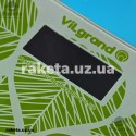 Ваги підлогові електронні Vilgrand VFS-1828TN green, макс вага 180 кг, розмір 28х28см, термометр діапазоном 10-35°C, автовимкнення