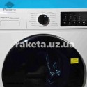 Пральна машина Grunhelm ПМА GWW-F612D0WB (чорно/біла, 6 кг, 1200 обертів, BLDC інверторний)
