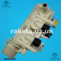 Клапан для пральної машини Ariston клапан під фішку потрійний 2/180+1/90