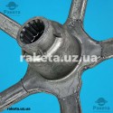 Шків барабана для пральної машини Ariston d=281 мм, h=21,0 мм, посадка 17 мм (шліц), WG528, 165ID09, C00055043 (новий тип)