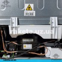 Холодильник Grunhelm GNC-200MX нержавіюча сталь 2-х камерний нижня камера NO Frost 2010х595х630 245/76