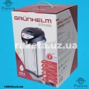 Термопот Grunhelm GTR450S 900W, 4,5 л, нержавіюча сталь+чорний, 3 способ подачі води, індикатор рівня води