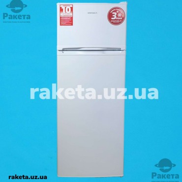 Холодильник Grunhelm GRW-143DD білий 2-х камерний верхня камера 1415х550х580