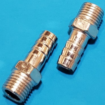 Перехідник із зовнішнім різьбленням 1/4 на шланг 10 мм Перехідник із зовнішнім різьбленням 1/4 на шланг 10 мм