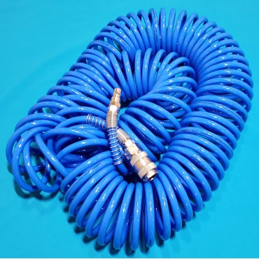 Шланг спіральний поліуретановий 5.5*8 мм, 20м Intertool