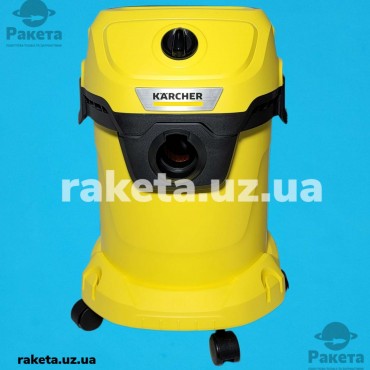 Пилосос господарчий Karcher WD 3 V-17/4/20, споживча потужність 1000Вт, бак 17л, кабель 4м, вага 4.54кг