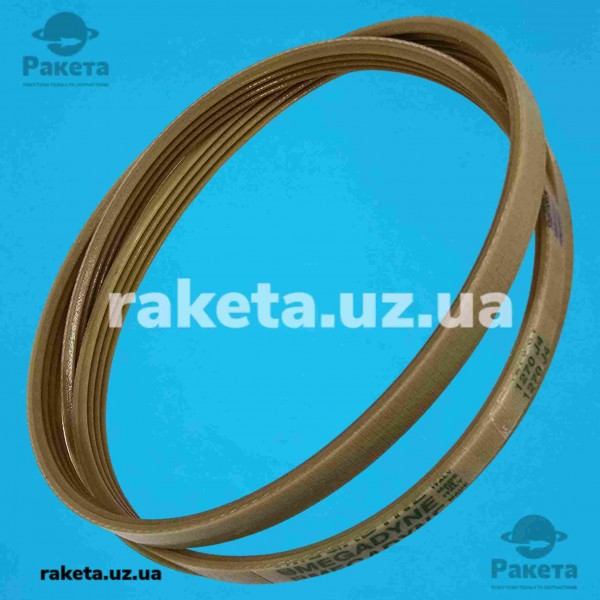 Ремінь 1270 ELJ4 Megadyne, Samsung 6602-001535, Indesit C00063378 білий (поліуретановий) Ремінь 1270 ELJ4 Megadyne, Samsung 6602-001535, Indesit C00063378 білий (поліуретановий)