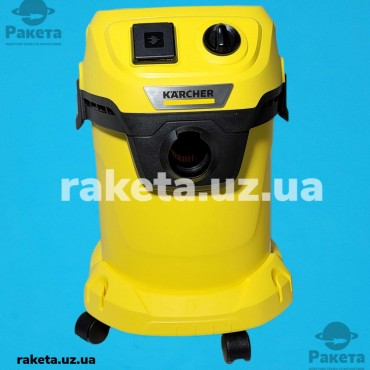 Пилосос господарчий Karcher WD 3P V-17/4/20, споживча потужність 1000Вт, бак 17л, кабель 4м, вага 4.858кг