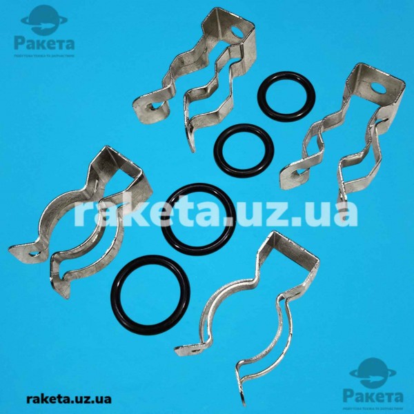 Комлект кліпс (зажим-фіксаторів) та прокладок для теплообмінника контуру опалення D18 Ferroli Domiproject 39840260 A Комлект кліпс (зажим-фіксаторів) та прокладок для теплообмінника контуру опалення D18 Ferroli Domiproject 39840260 A