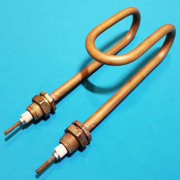 Тен дистилятора 2000 Вт мідний М18 лижа