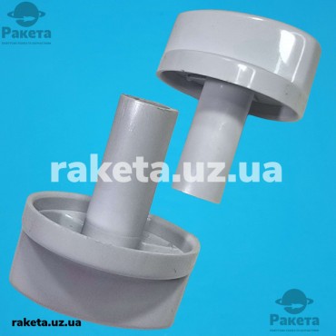 Ручка для плити Ariston оригінал d=6х8/35 мм h=25 мм біла C00145014