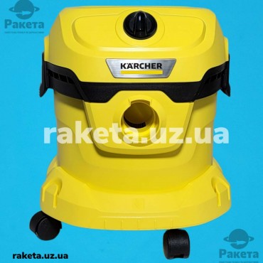 Пилосос господарчий Karcher WD 2 Plus S V-12/4/18/C, споживча потужність 1000Вт, бак 12л, кабель 4м, вага 4.20кг (КК-001)