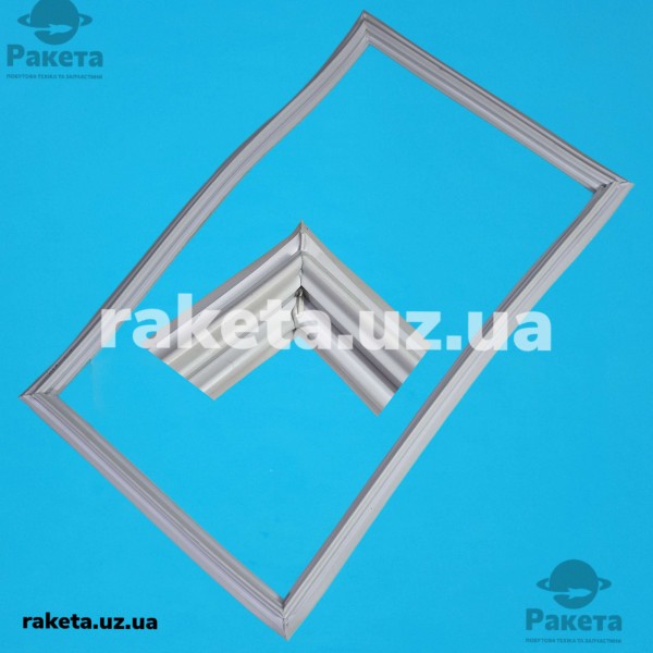 Ущільнююча гума для холодильника Beko 497х305 м/к магнітна пазова профіль Snaige