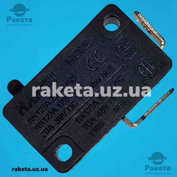 Мікроперемикач HD02 16(12)A 250VAC Мікроперемикач HD02 16(12)A 250VAC