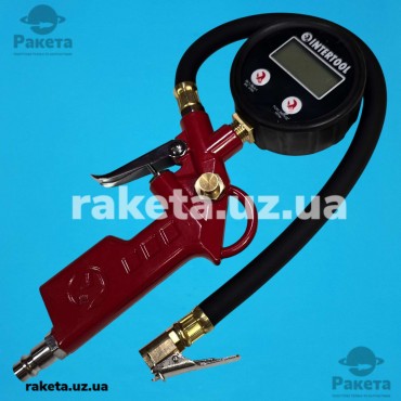 Пістолет для підкочування шин з цифровим манометром 63 мм