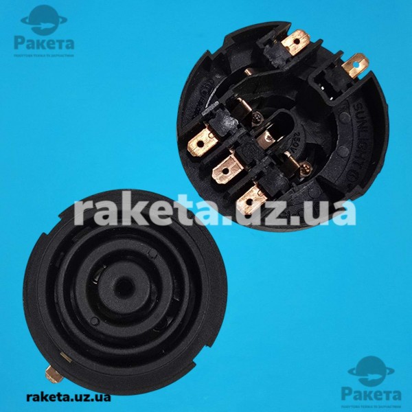 Контактна група (роз`єм) для електрочайника, Sunlight SLD-151, 10А Контактна група (роз`єм) для електрочайника, Sunlight SLD-151, 10А