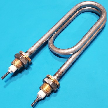 Тен дистилятора 2500 Вт нержавійка М18х1,5 скріпка погружний 180 мм