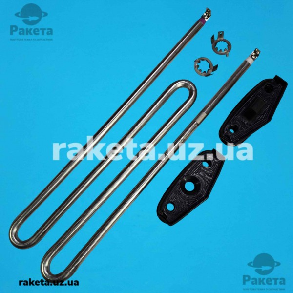 Тен для пральної машини L=274 мм, Miele 2100 Вт, OEM аналог 06260483, 4428880 (без фланцю, з ущільненням)