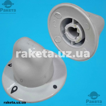 Ручка для плити Ariston оригінал d=7х6 мм h=25 мм біла C00039864, 482000026394 оригінал