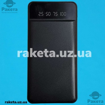 Зарядний пристрій Power Bank Avantis A385 10000 mAh (в комплекті micro, Iphone, Type-C, кабель+ліхтарик) чорний