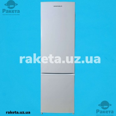 Холодильник Grunhelm BRM-L177M55-W, білий, 2-х камерний, нижня камера, система розморожування Low Frost, 1773х547х568, 262/65