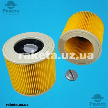 Фільтр HEPA Karcher WD3200 циліндричний 6.414-552.0, VC05W052B0J, 122*114 мм