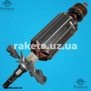 Якір болгарка 180 VJ Parts, Граніт ШУ-180, 1900 (183,5*41 шпонка 9 мм різьблення) Якір болгарка 180 VJ Parts, Граніт ШУ-180, 1900 (183,5*41 шпонка 9 мм різьблення)