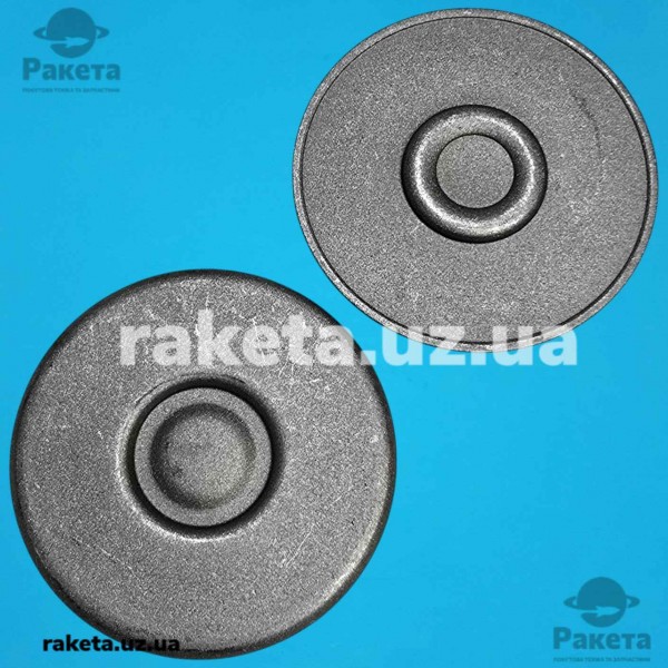 Кришка розсікача d=55 мм мала для газової плити Грета (нового типу) - непокрита