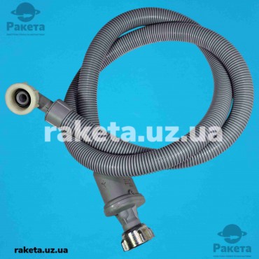 Шланг наливний для посудомийної машини Whirlpool з aquastop, L=1450 мм, оригінал 481281728625