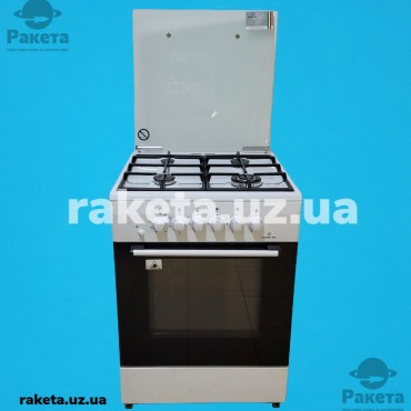 Плита комбінована Greta № 600-ГЭ-09 (60) АА біла виконання 09, електро духовка, чавунні решітки, скляна кришка, газ контроль Плита комбінована Greta № 600-ГЭ-09 (60) АА біла виконання 09, електро духовка, чавунні решітки, скляна кришка, газ контроль