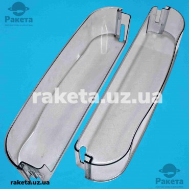 Полиця (балкон) двері нижній для холодильника Snaige 240, 275 L=450x100 мм D357229