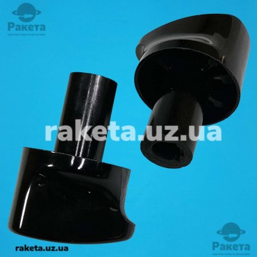 Ручка для плити Ariston d=6х8/35 мм h=25 мм чорна оригінал C00109313