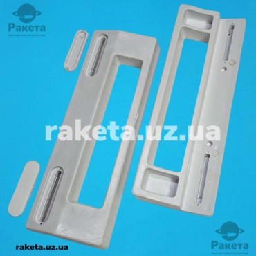 Ручка для холодильника універсальна L= min 95 мм/max 165 мм біла