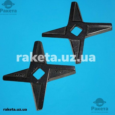 Ніж для м`ясорубки, Saturn CC-12 двосторонній, 8*8/60/h=3