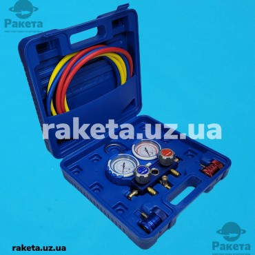 Заправна станція Value VMG-2-R134a-B 3 шланги + 2 автомуфти