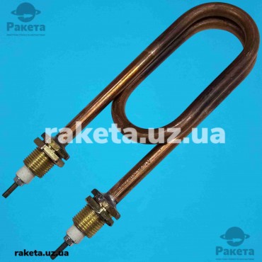Тен дистилятора 1500 Вт мідний М18х1,5 скріпка погружний 160 мм
