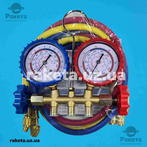 Манометричний колектор 2-вентильний Whicepart CT-636GFS, R-22, R-407c, R-404a, R-134a Манометричний колектор 2-вентильний Whicepart CT-636GFS, R-22, R-407c, R-404a, R-134a