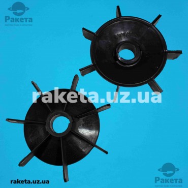 Крильчатка охолодження насоса пластмасова d=80 d=24/142