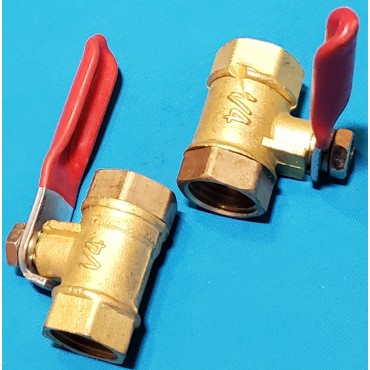 Кран компресора 1/4 мм (12мм внутр)