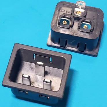 Роз`єм (штекер) мережевий 3 контакти