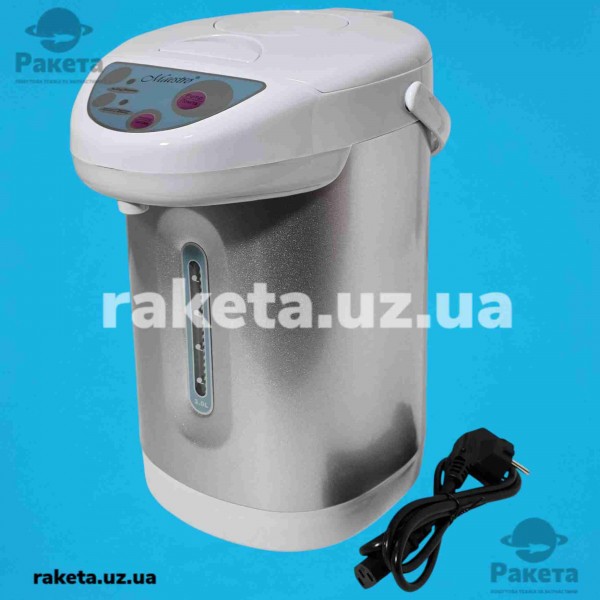 Термопот Maestro MR-082 750 Вт, 3,3 л, нержавіюча сталь, 3 способ подачі води, індикатор рівня води