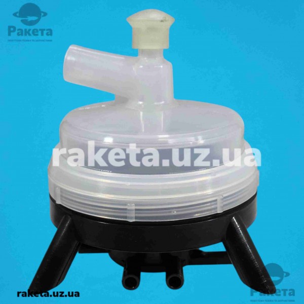 Колектор Майга для доїльних апаратів, пластиковий корпус, 240 см3, із заглушкою