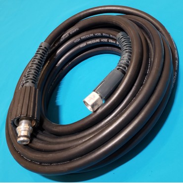 Шланг високого тиску автомийки 8м чорний d14 Шланг високого тиску автомийки 8м чорний d14