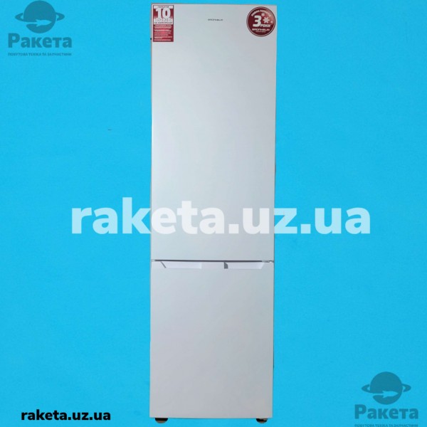 Холодильник Grunhelm BRH-N200E60W, білий, 2-х камерний, нижня камера, NO Frost 2010х605х600 243/83