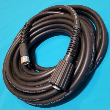 Шланг високого тиску автомийки 10м чорний d14 Шланг високого тиску автомийки 10м чорний d14