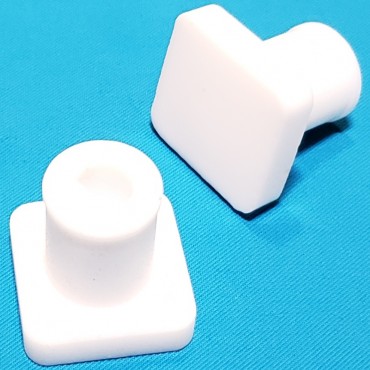 Куплер для мікрохвильової печі h=20 мм коротка ніжка квадрат